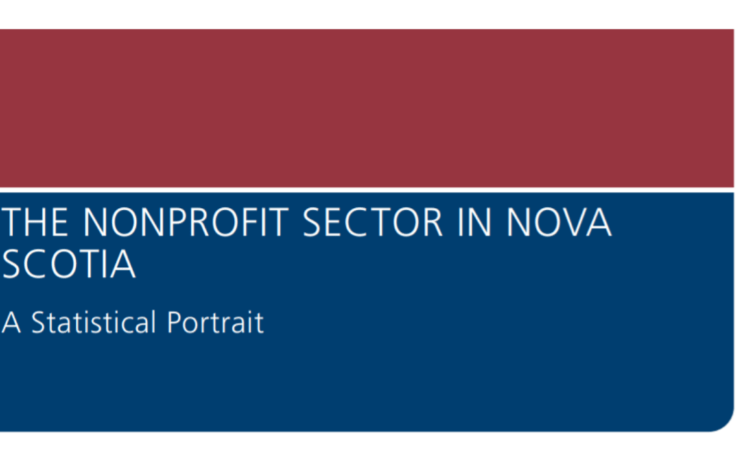 The Nonprofit Sector in Nova Scotia: A Statistical Portrait