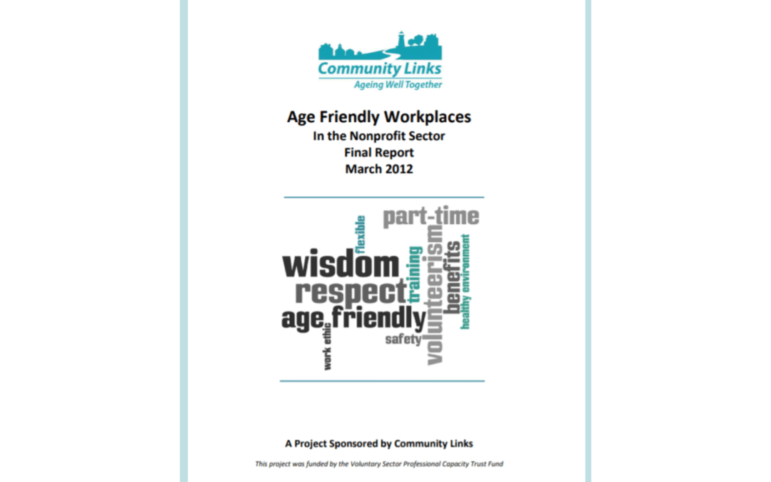 Age Friendly Workplaces In the Nonprofit Sector