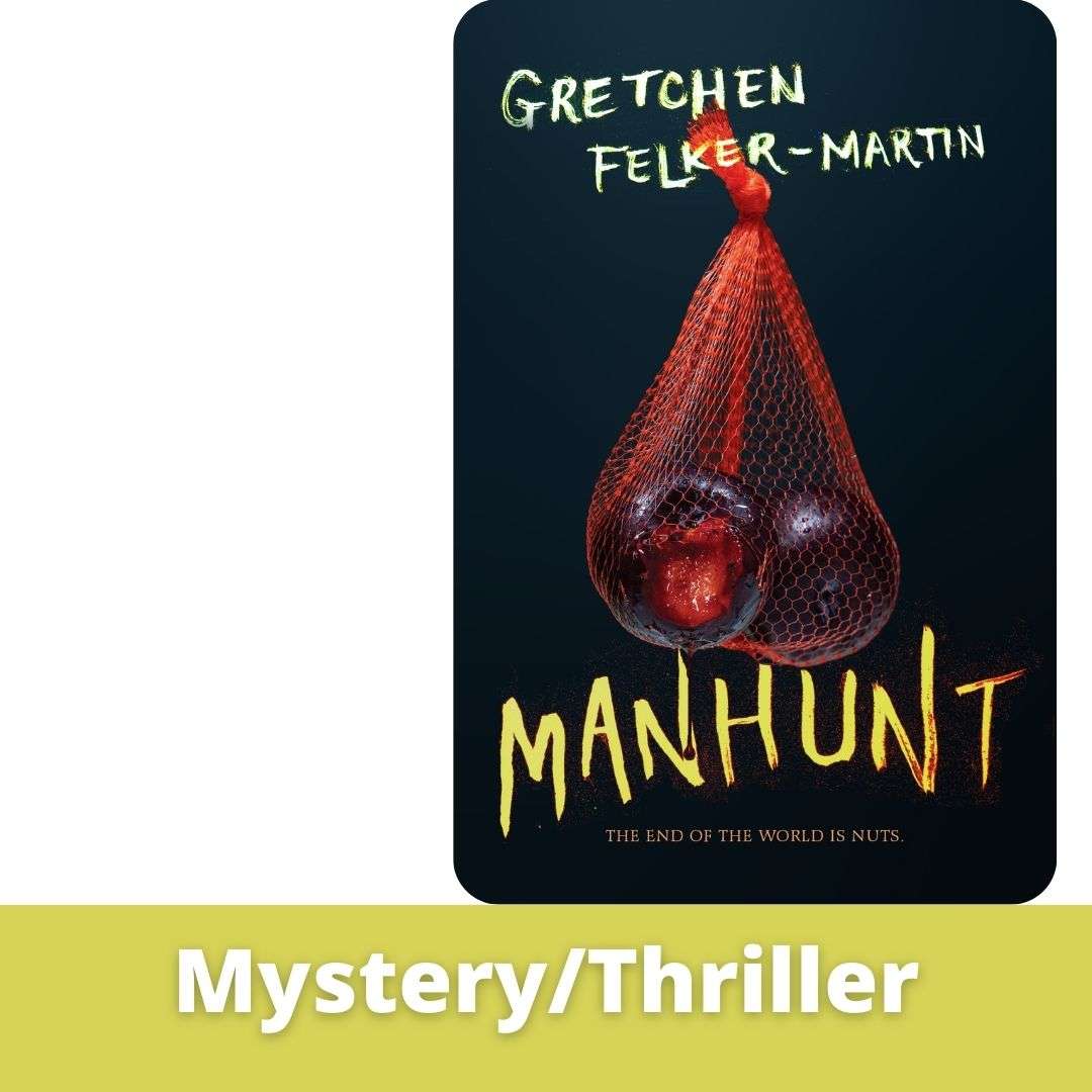 Cover of book manhunt labelled mystery/thriller