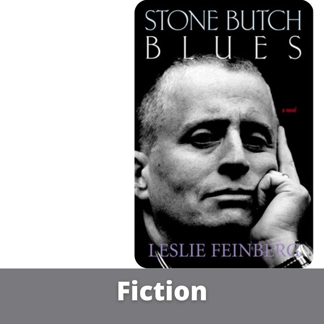 Cover of book "stone butch blues" labelled fiction