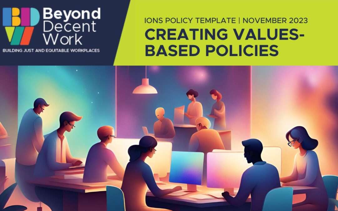 Creating Values-Based Policies