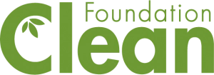 A photo of the logo for the Clean Foundation.